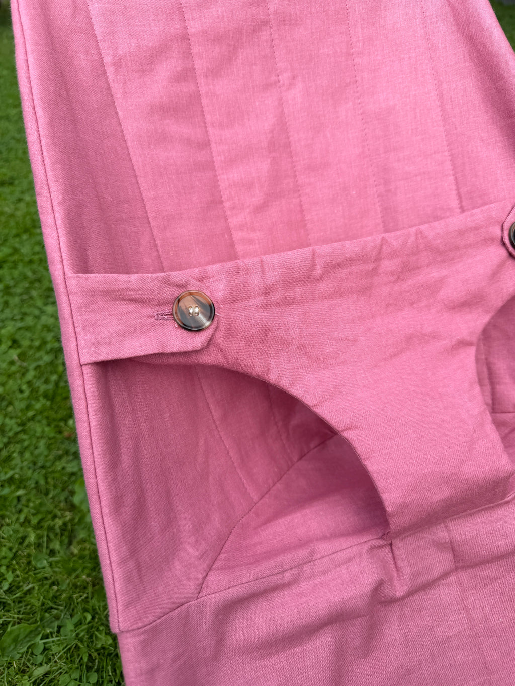 Testversjon - Trekk til vippestol - mørk rosa