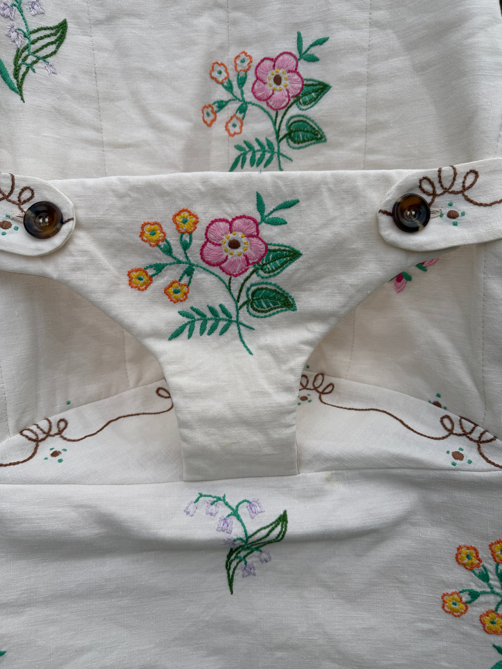 Trekk til vippestol - brodert