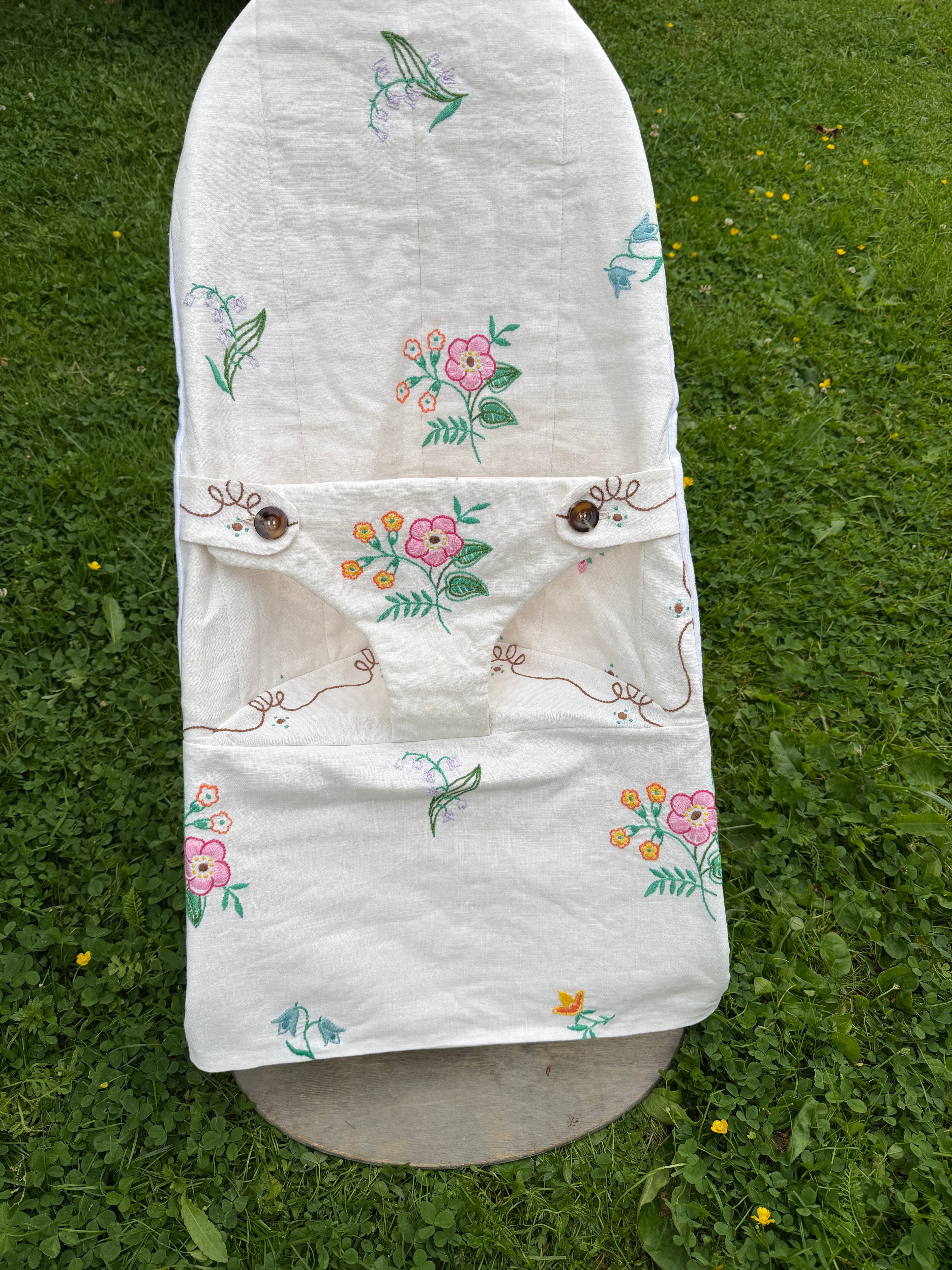 Trekk til vippestol - brodert