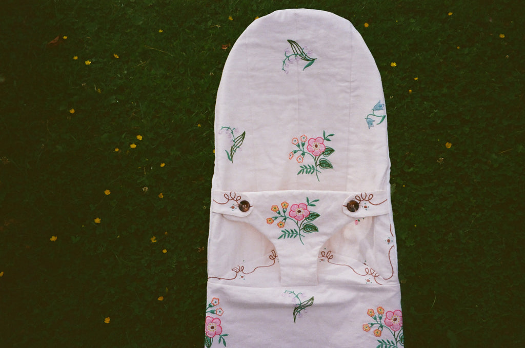 Trekk til vippestol - brodert