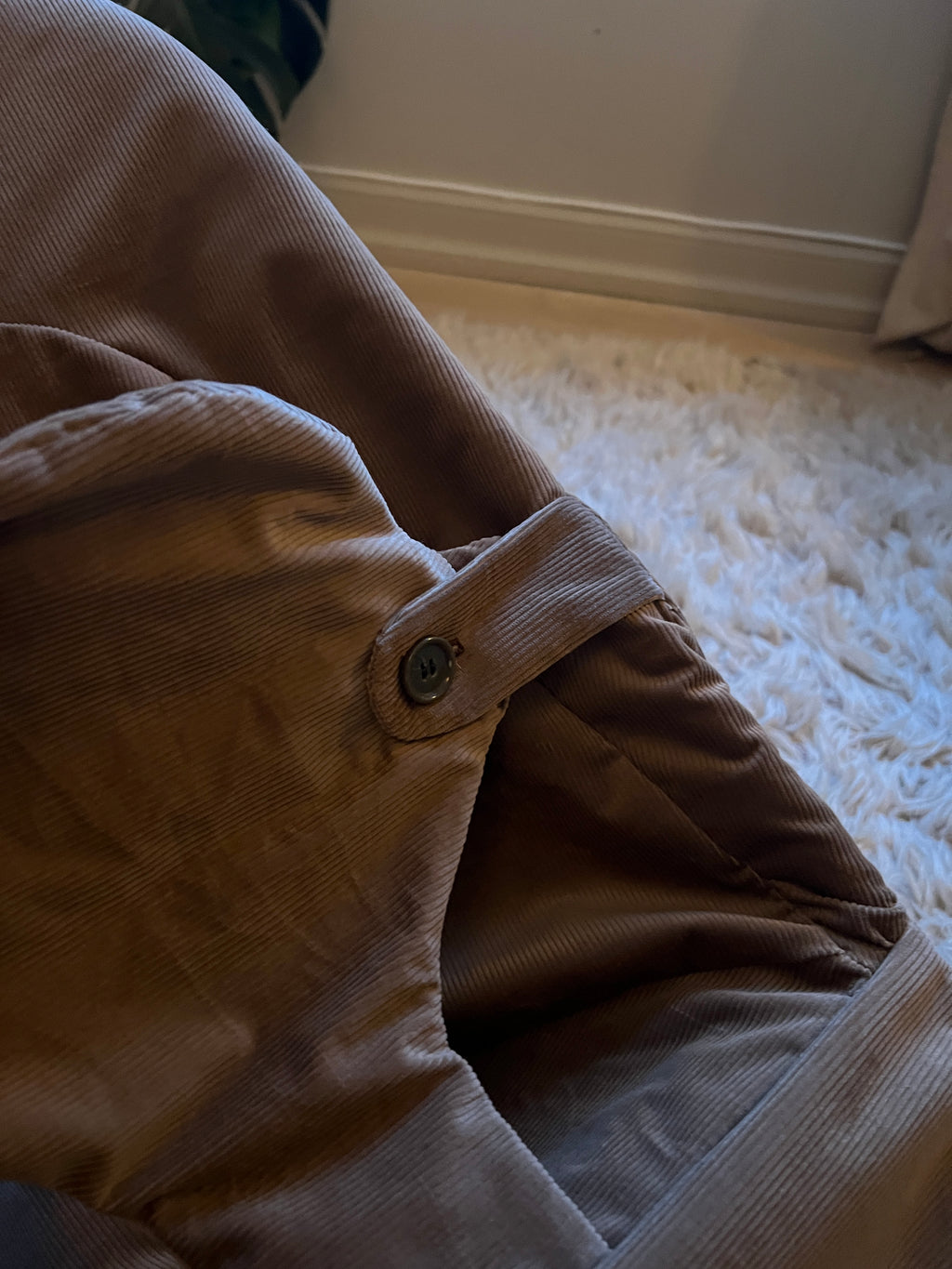 Trekk til vippestol - babycord