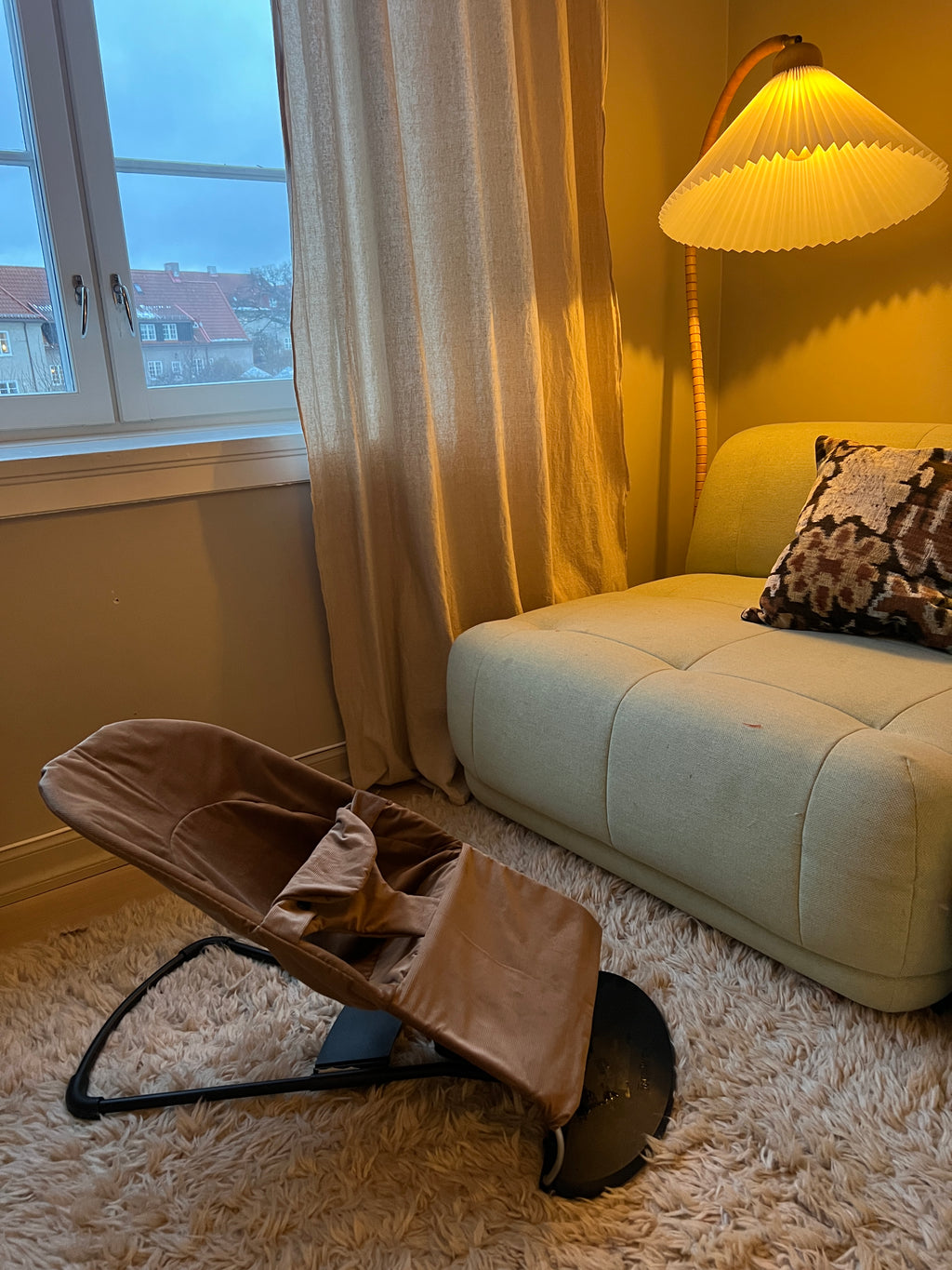 Trekk til vippestol - babycord