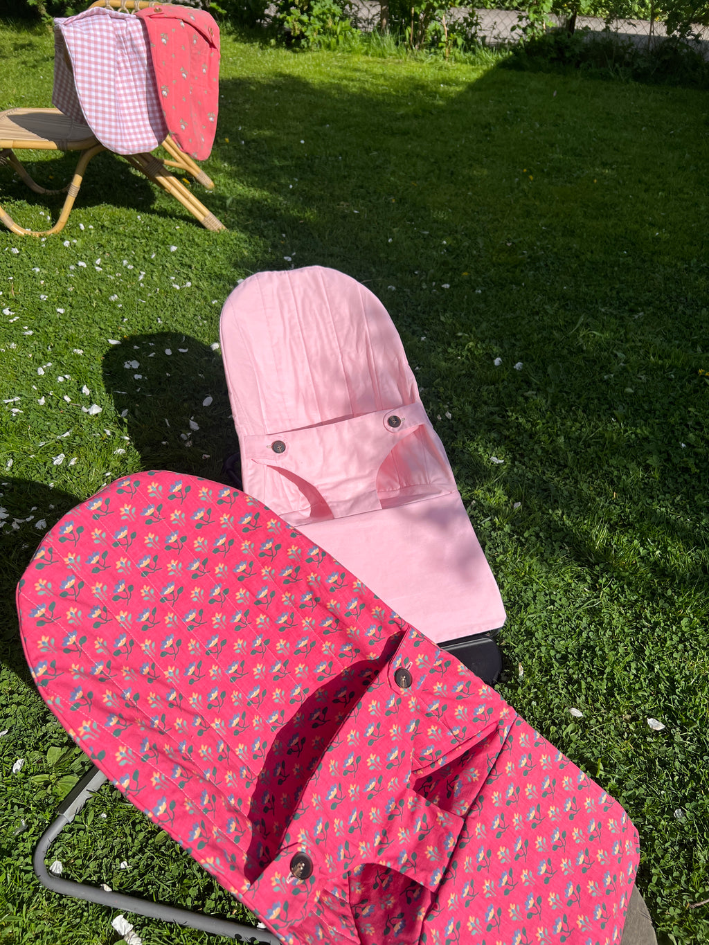 Trekk til vippestol - rosa